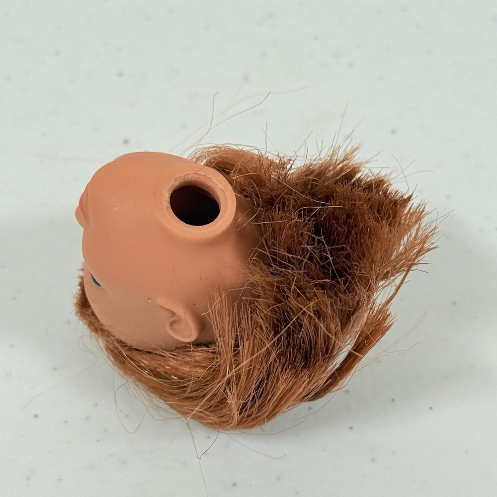 Vintage Mattel Skipper Doll Head Redhead TLC Replacement Part Unmarked Barbie - Picture 9 of 10